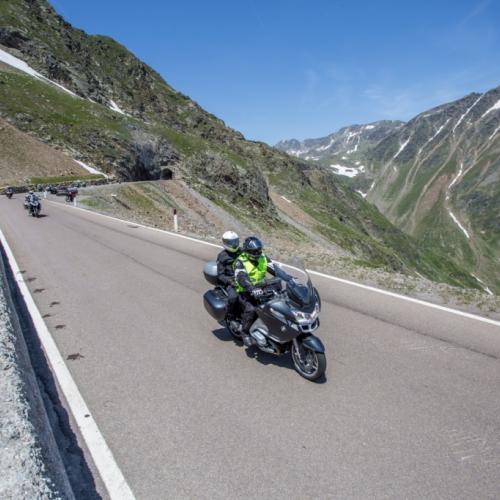 Motorbike touring Alps