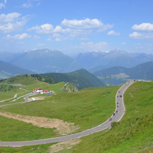 Motorbike touring Alps