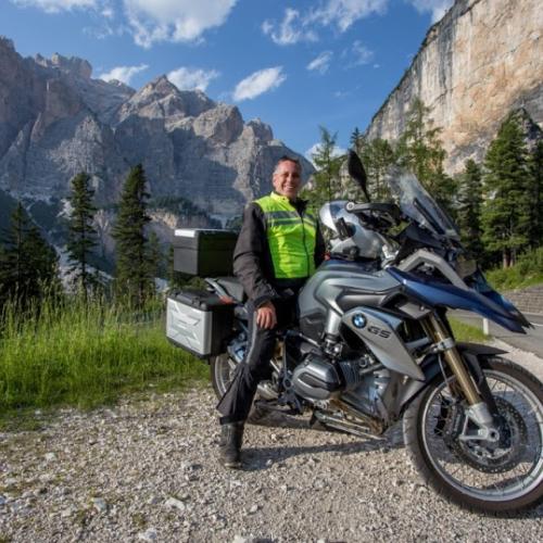 Dolomites motorbike