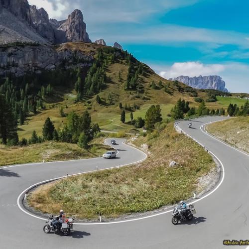 Dolomites-winding road