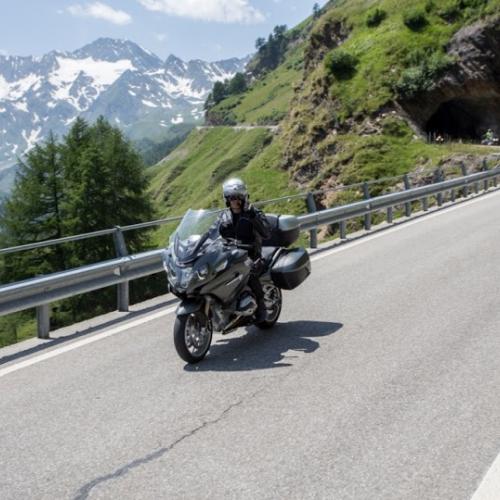 Motorbike touring Alps