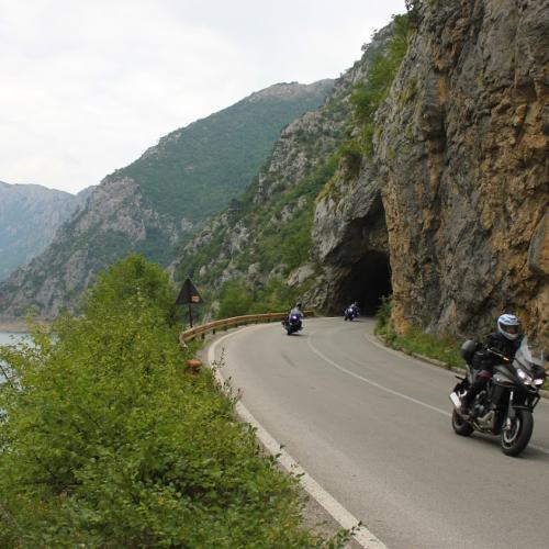 Piva canyon Balkans motorcycle tour