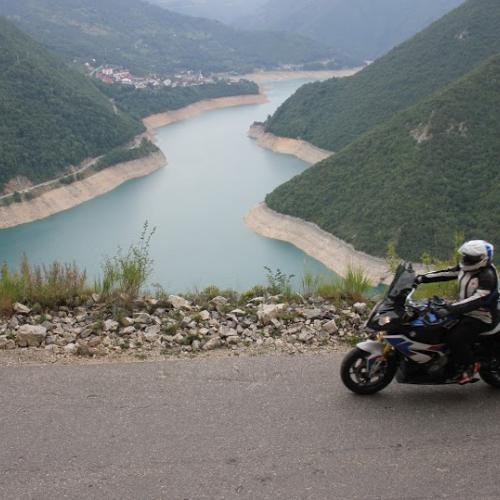 Piva canyon balkans motobike tour